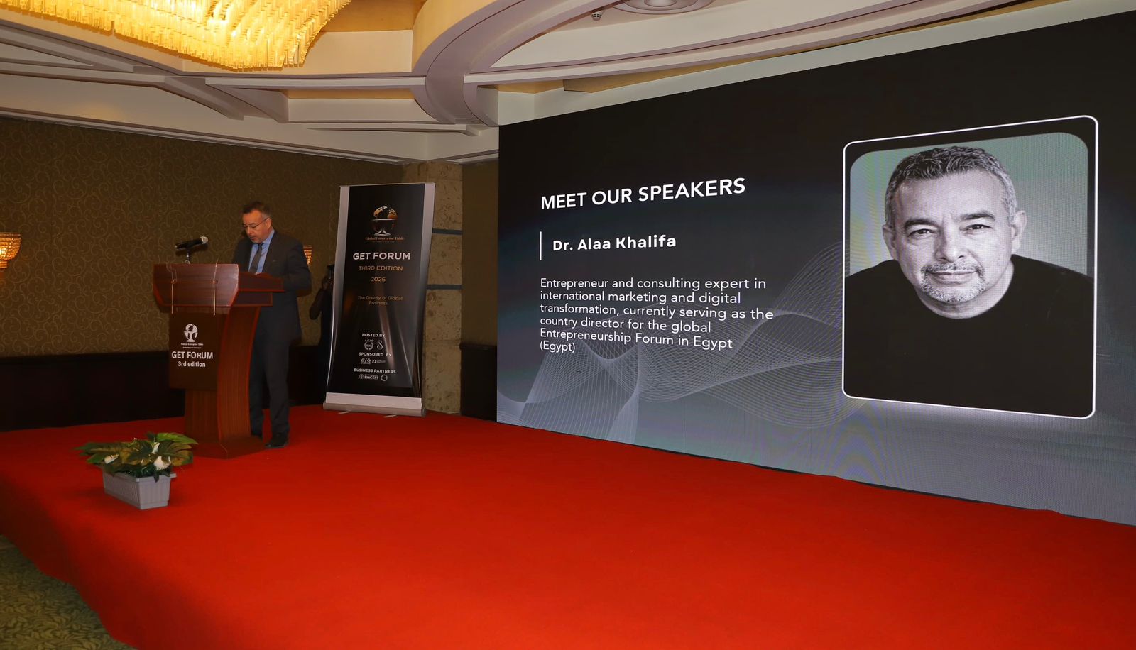 الخبير  المصري علاء خليفة يشارك كمتحدث رئيسي بمؤتمر 
 Global Acceleration Forum (GET Forum) 2026 